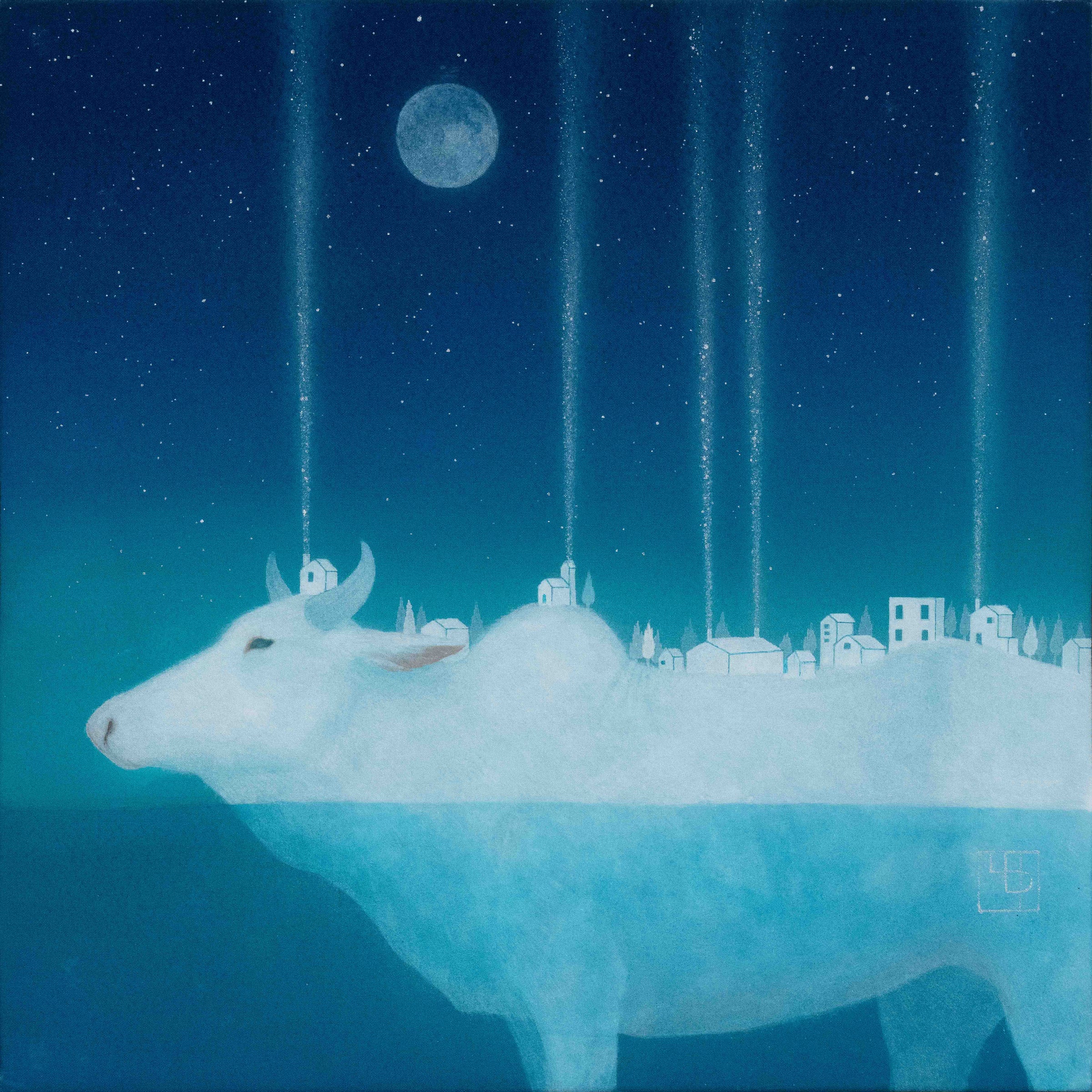 日本画　間瀬由加里　先導　F6号 間瀬由加里 波の鼓 F6 | OHMA GALLERY